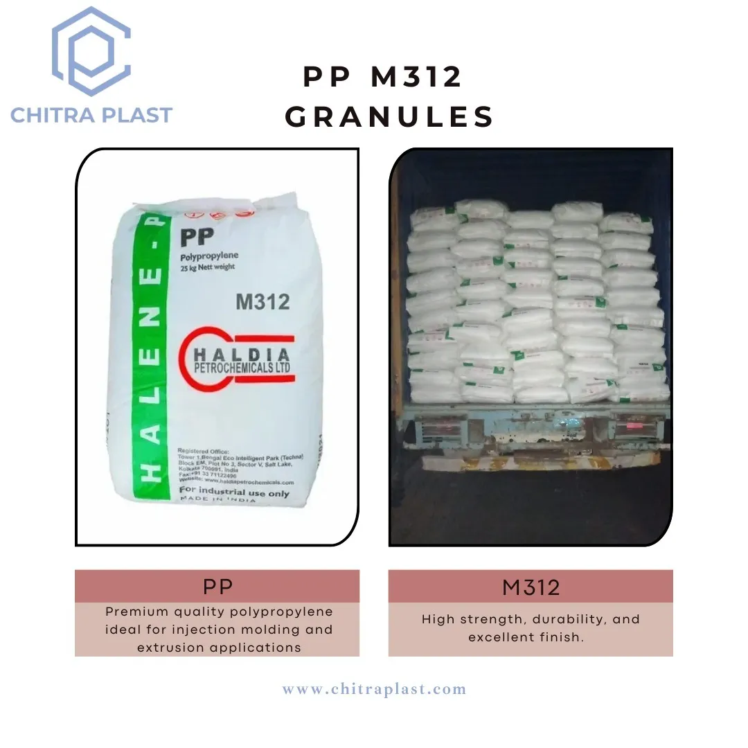 High-quality PP M312 granules – perfect for inject...