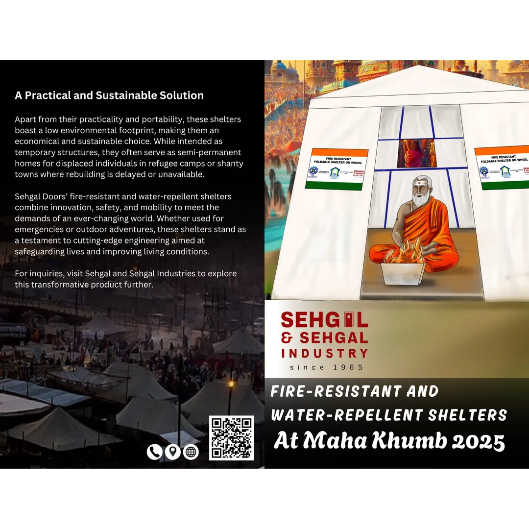 Fire-Resistant and Water-Repellent Shelters at Mah...