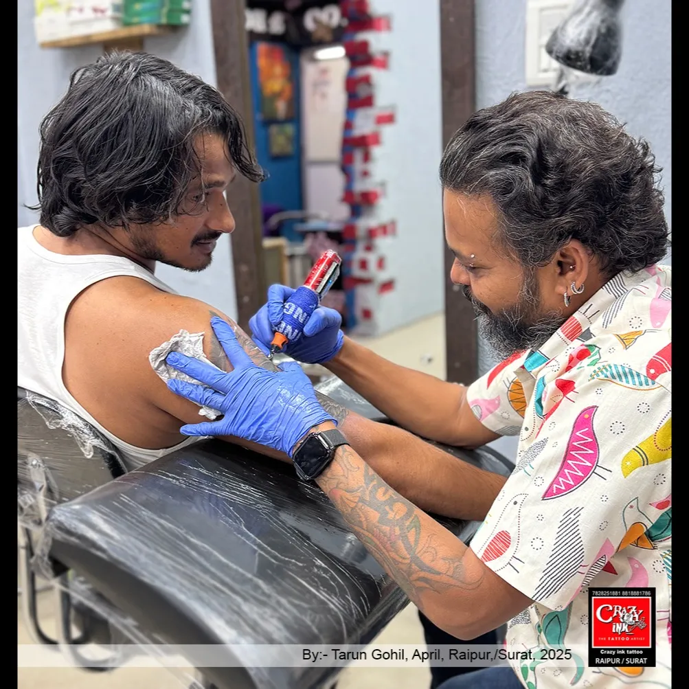 PRESCISION IN EVERY STROKE
At Crazy Ink ...