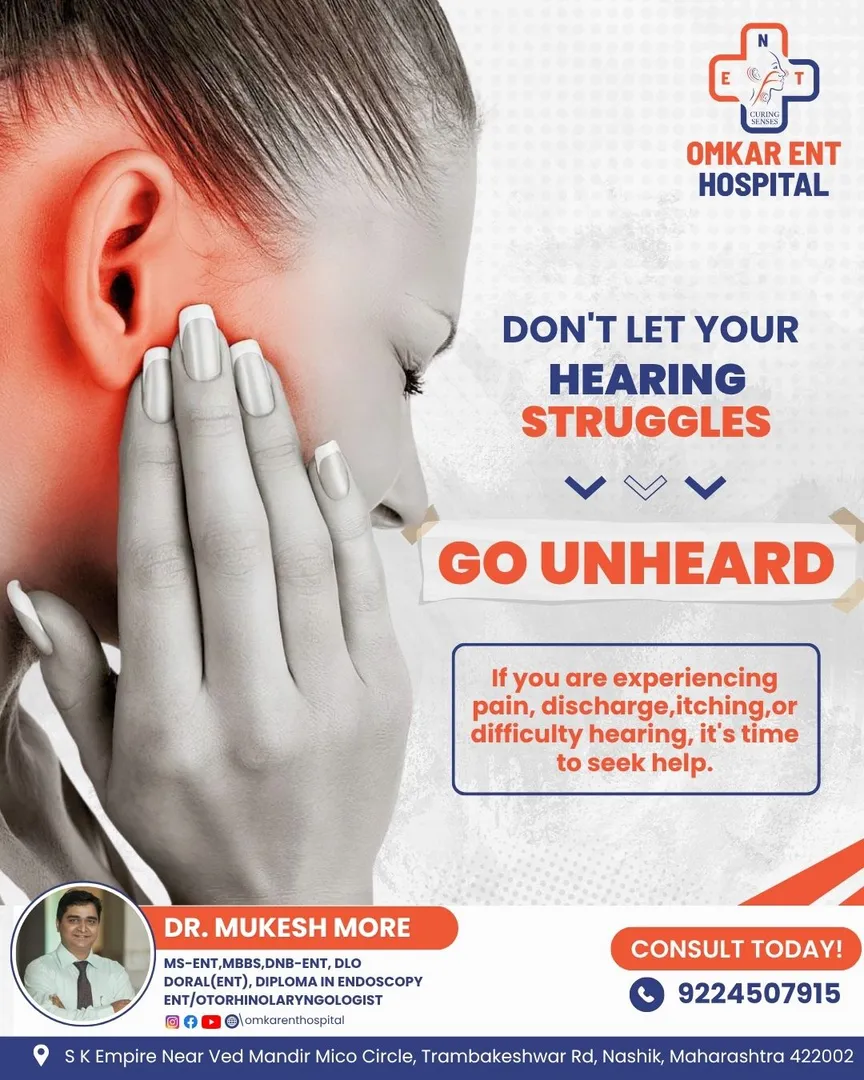 ENT Doctor In Nashik Hearing loss that comes on li...