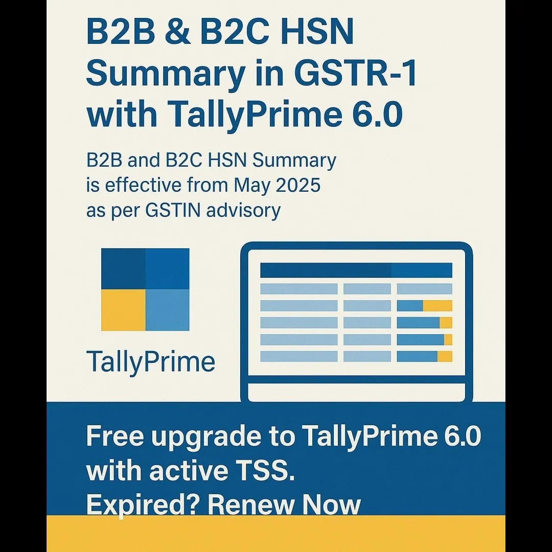 '📢 B2B & B2C HSN Summary now in GSTR-1!
✅ Effectiv...