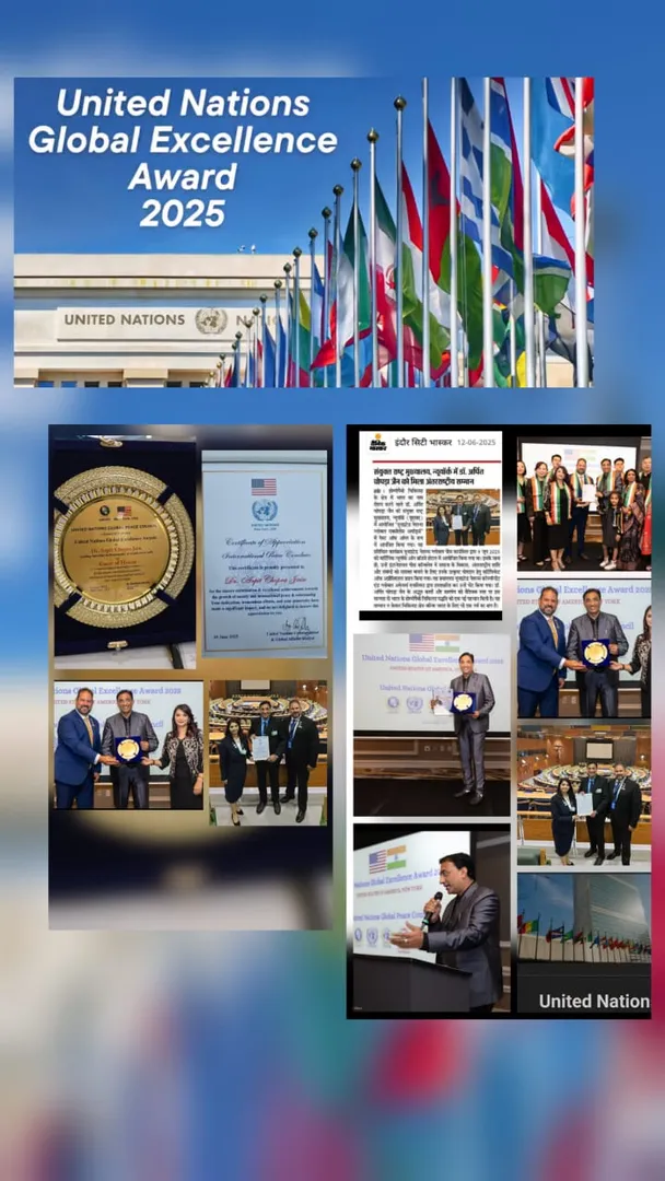 United Nations Excellence Award & Head quarter vis...