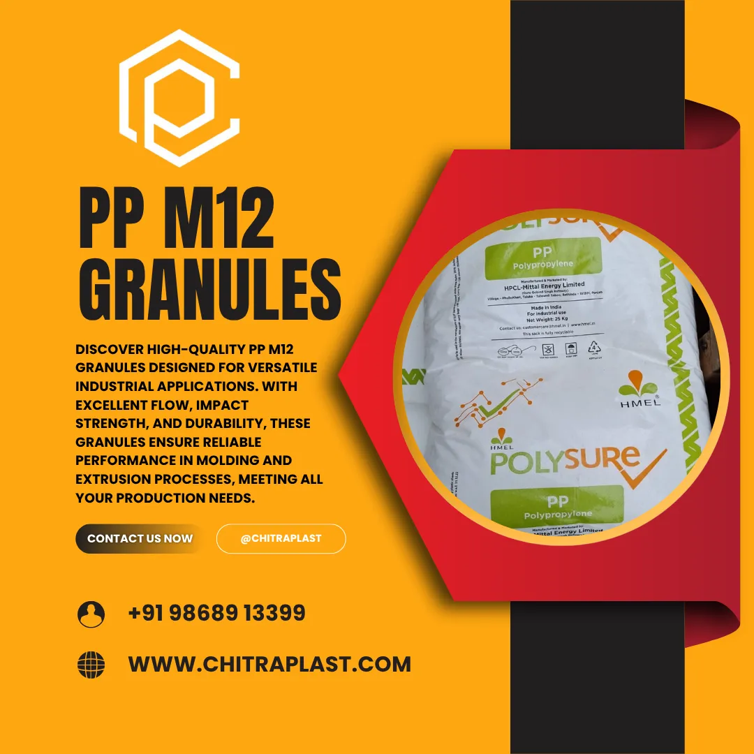 PP NATURAL GRANULES M12
PP M12 granules offer exc...