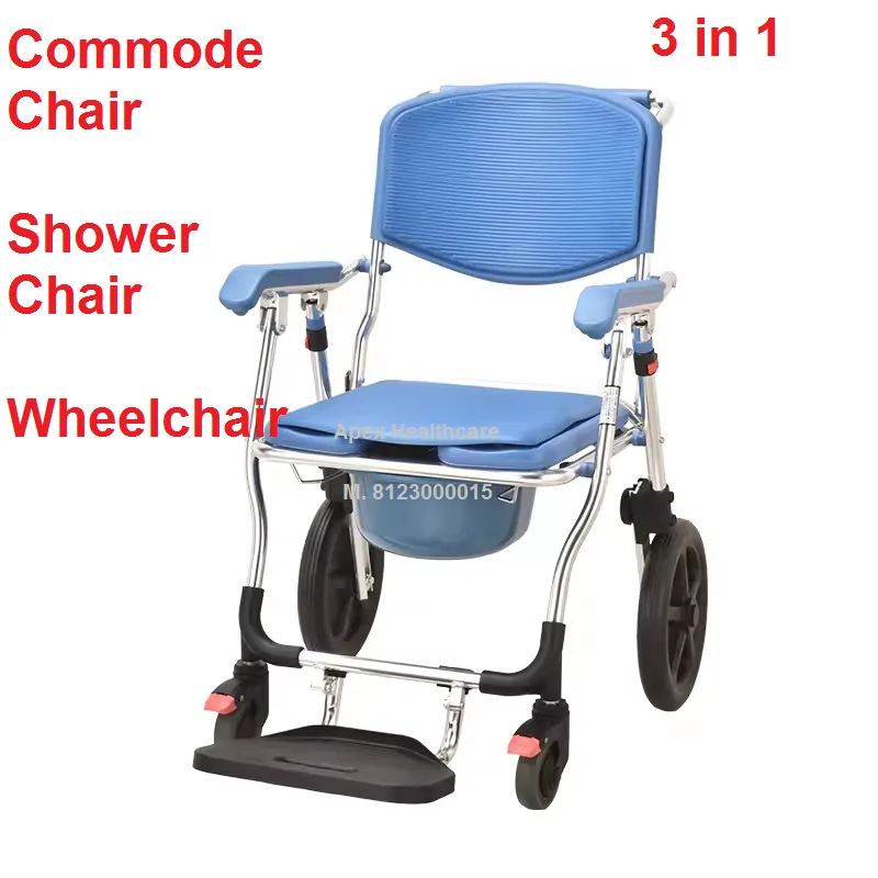 COMFORT WHEELCHAIR WITH COMMODE
Commode wheelchair...