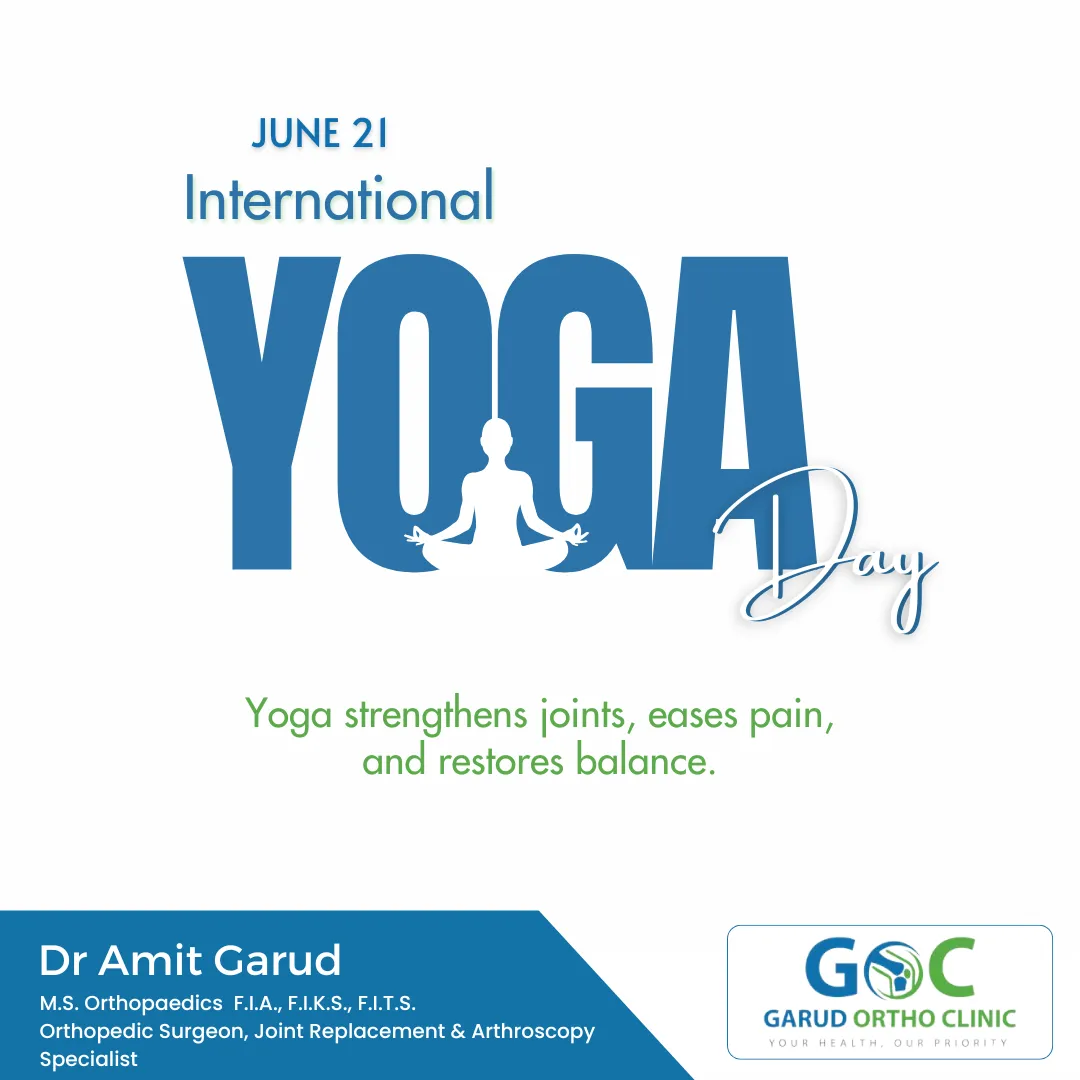 Dr Amit Garud's message on International Day of Yo...