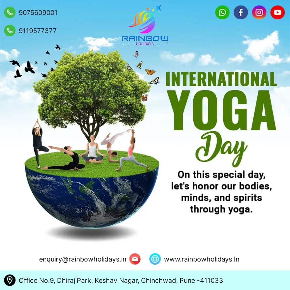 Celebrate International Yoga Day with Rainbow Holi...