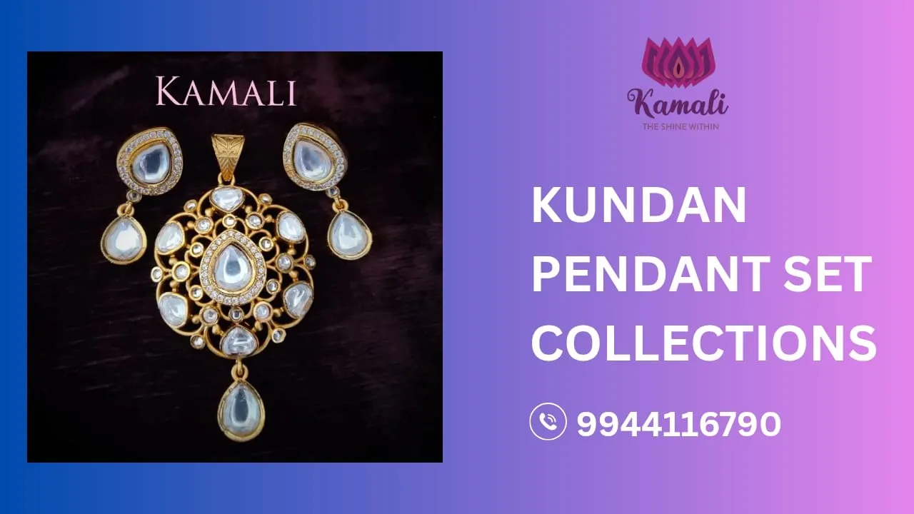 Kundan Pendant Set
Adorned with original Kundan S...