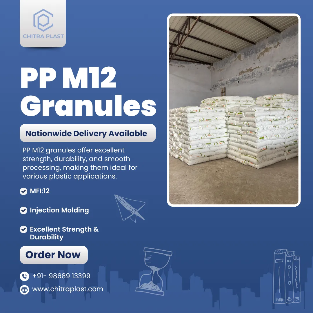 PP M12 Granules offer excellent strength, durabili...
