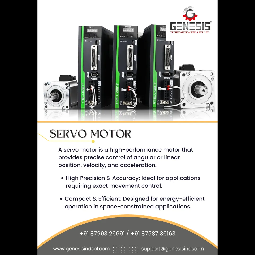 A servo motor is a rotary or linear actuator desig...