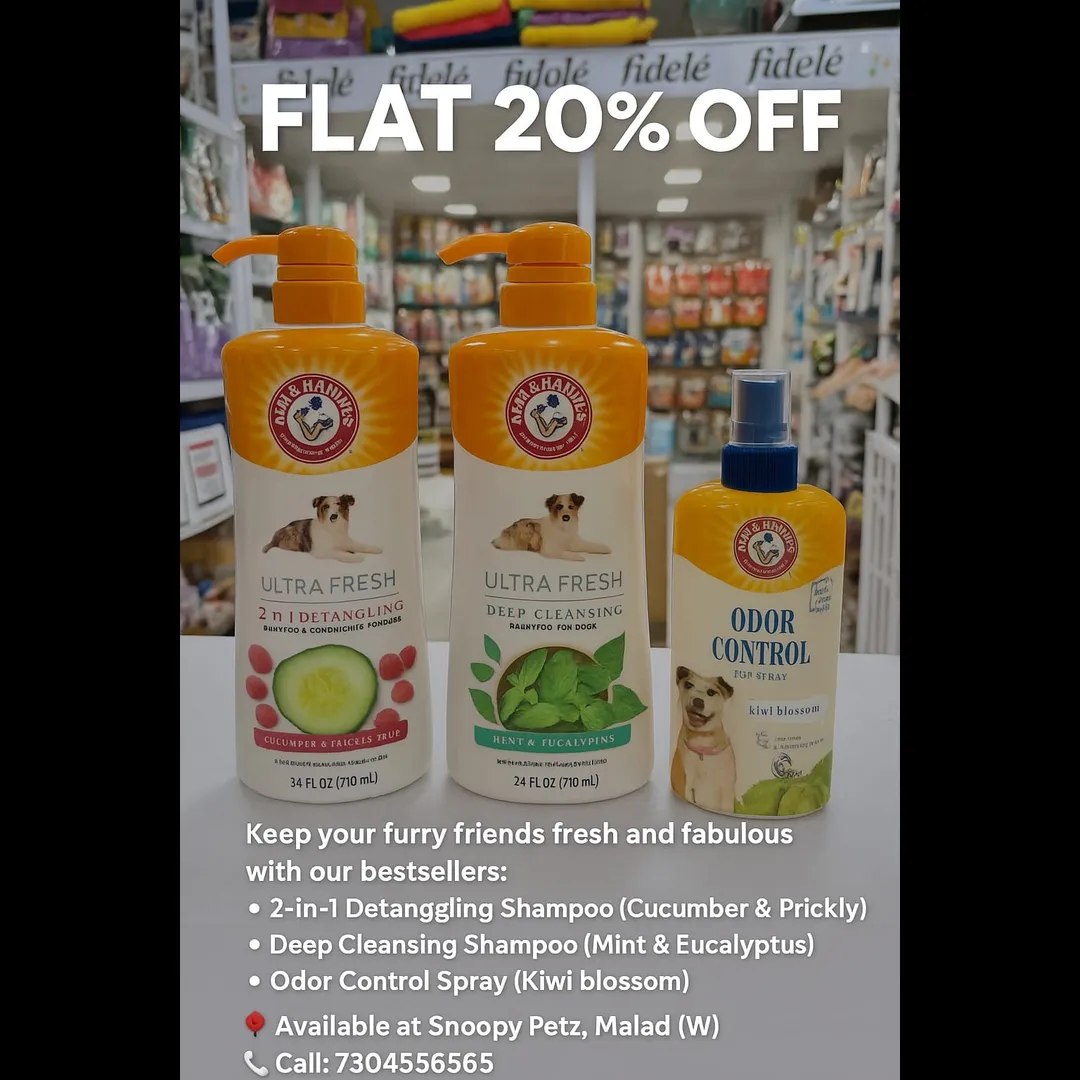 Pamper Your Pet β Now at 20% OFF! πβ¨
Give your fur...