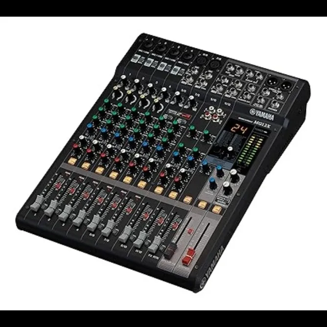 YAMAHA MG12X CV Analog Mixing Console, 12-Channel ...