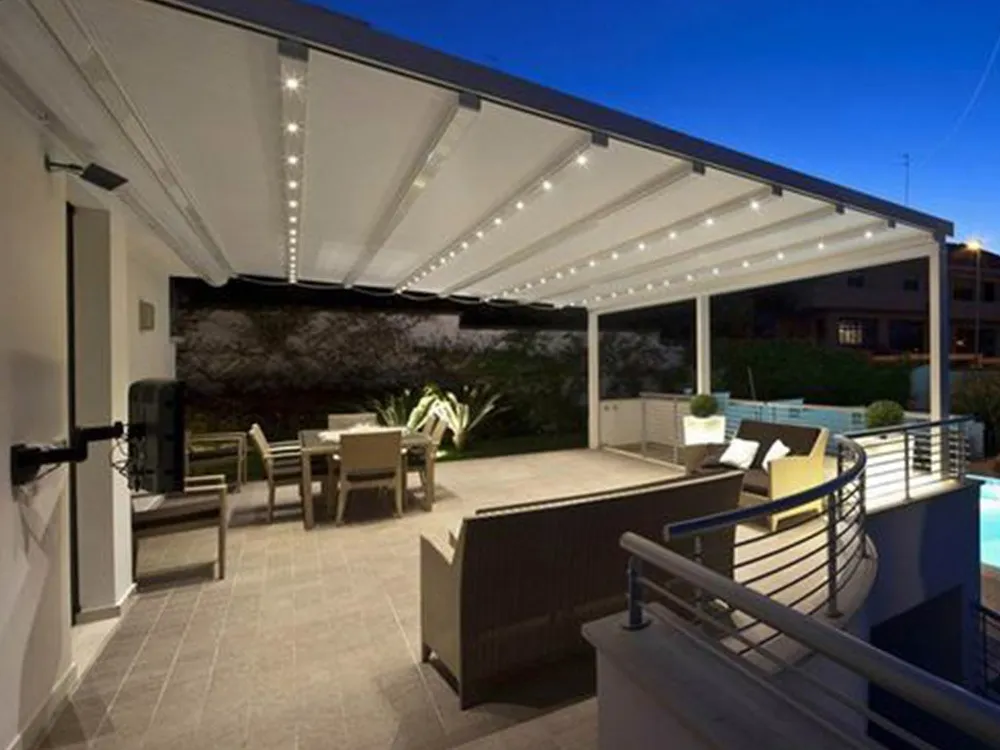 Retractable Roof pergola Manufacturer in Delhi.
...
