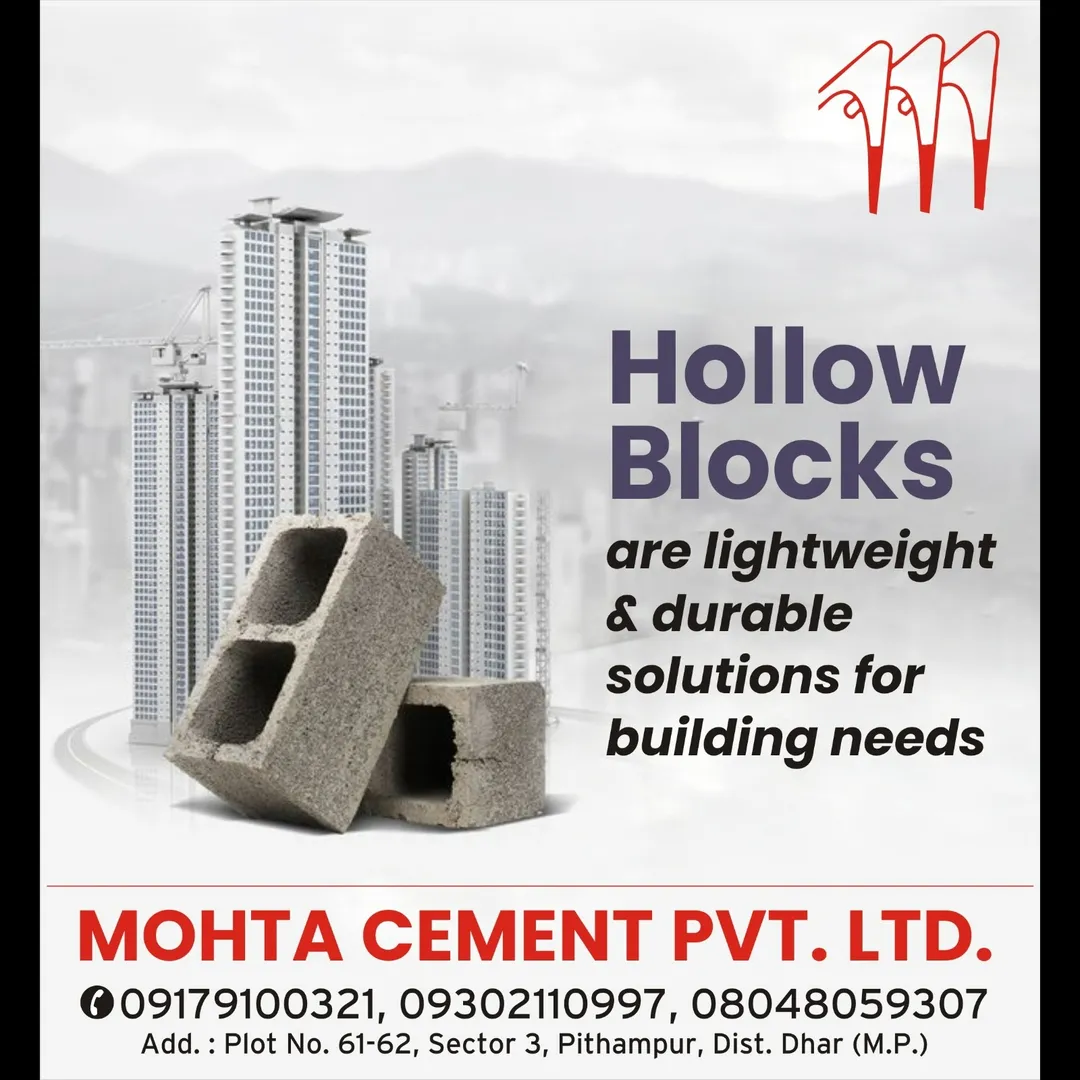 Top Hollow Blocks Distributor in Indore
Mohta Cem...