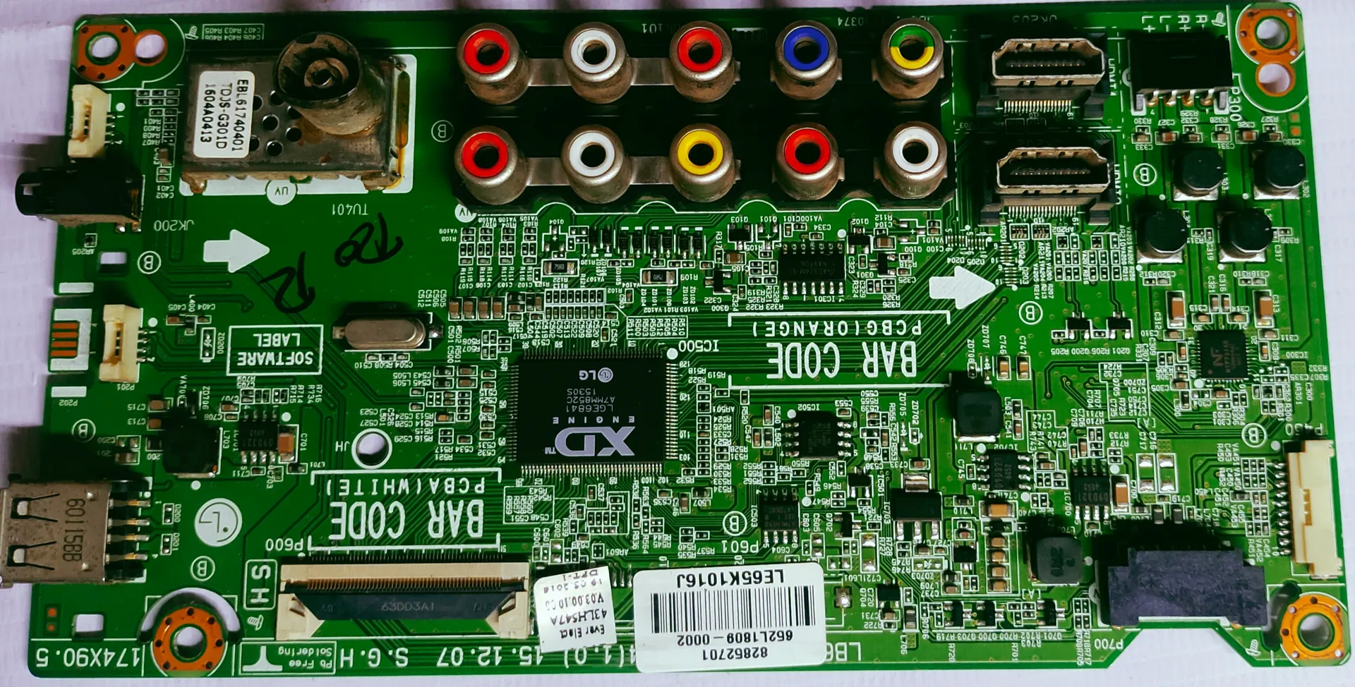 LG 43LH547A LED MOTHER BOARD ANDROID MOTHER BOARD ...