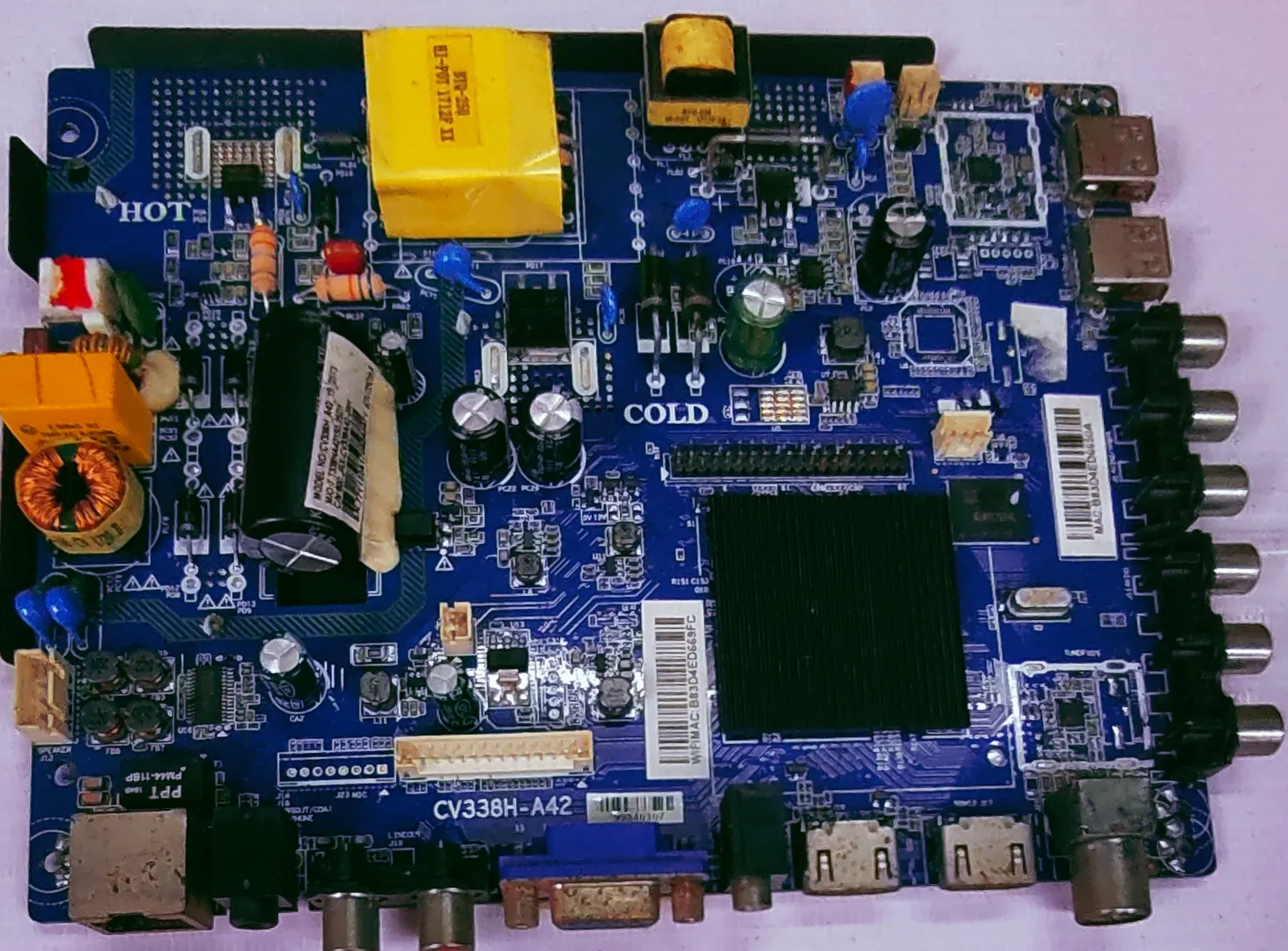 UNIVERSAL LED CV338H-A42 MOTHER BOARD MODEL NUMBER...