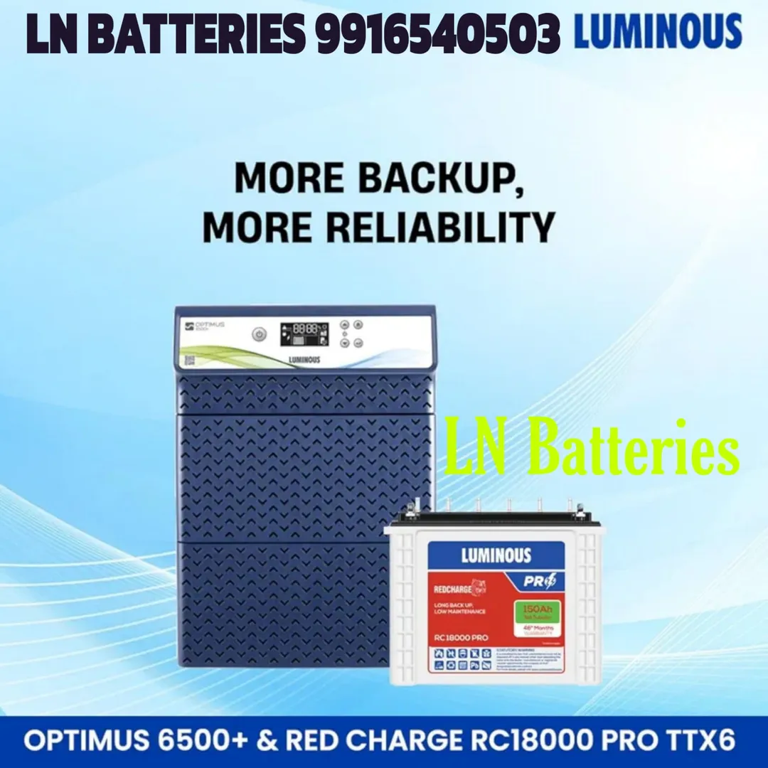 LUMINOUS INVERTER UPS SERVICE CENTER LN Batteries ...