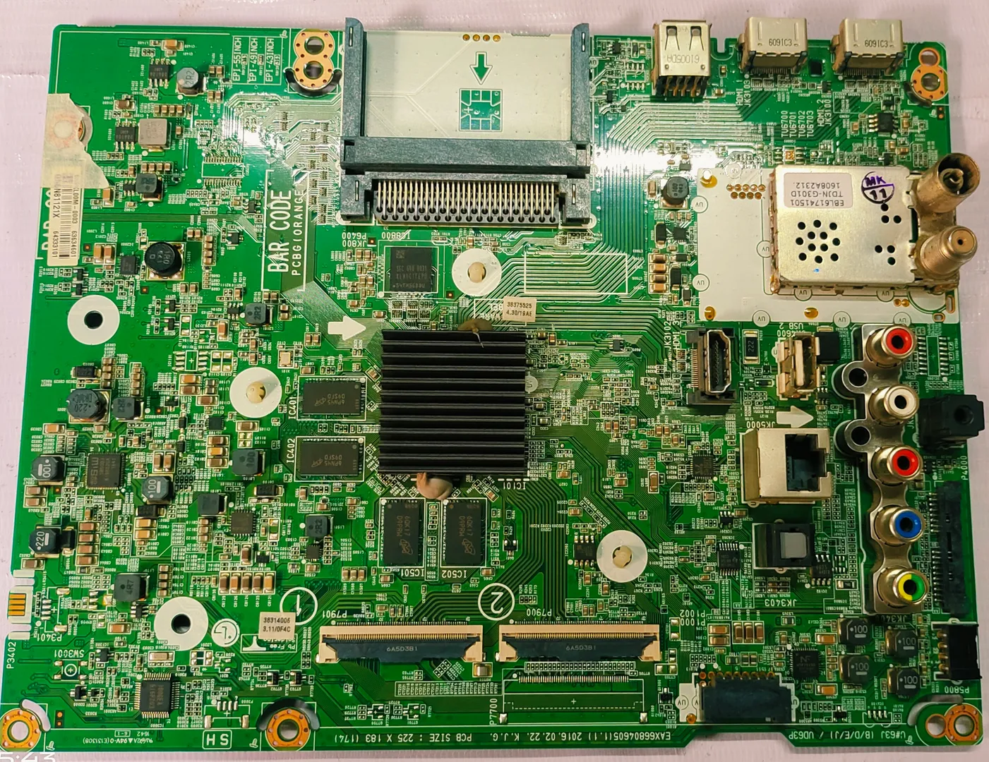 LG 4k SMART MOTHER BOARD MODEL NUMBER 49UH651V-TE....