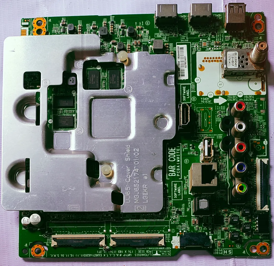 LG 4K MOTHER BOARD MODEL NUMBER 43UJ6300 The image...