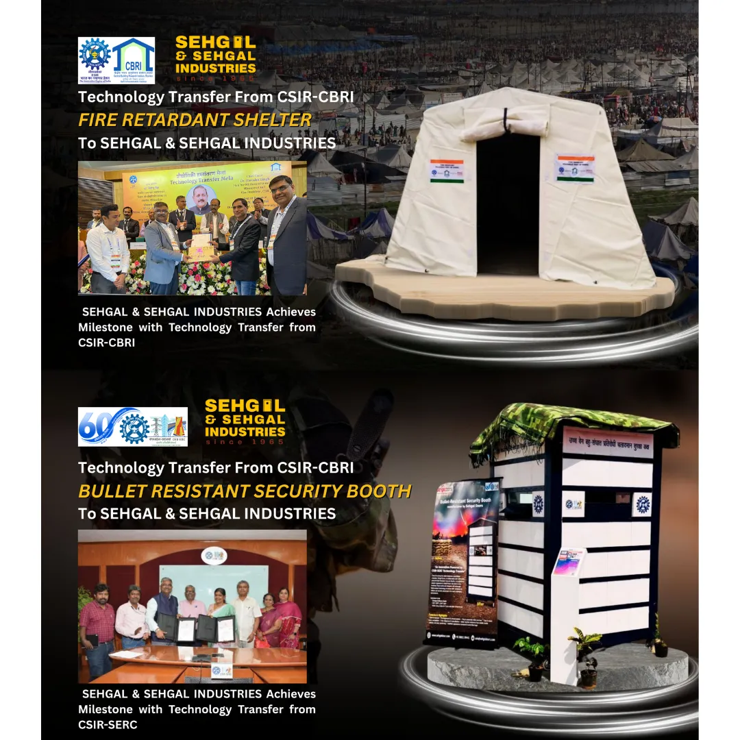 Sehgal & Sehgal Industries: Advancing Safety with Fire Retardant Shelters & Bullet Resistant Securit...