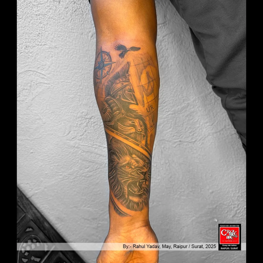 STRENGTH OF A LION MIND OF A WARRIOR SOUL OF A TRAVELER
A timeless sleeve design combining ...