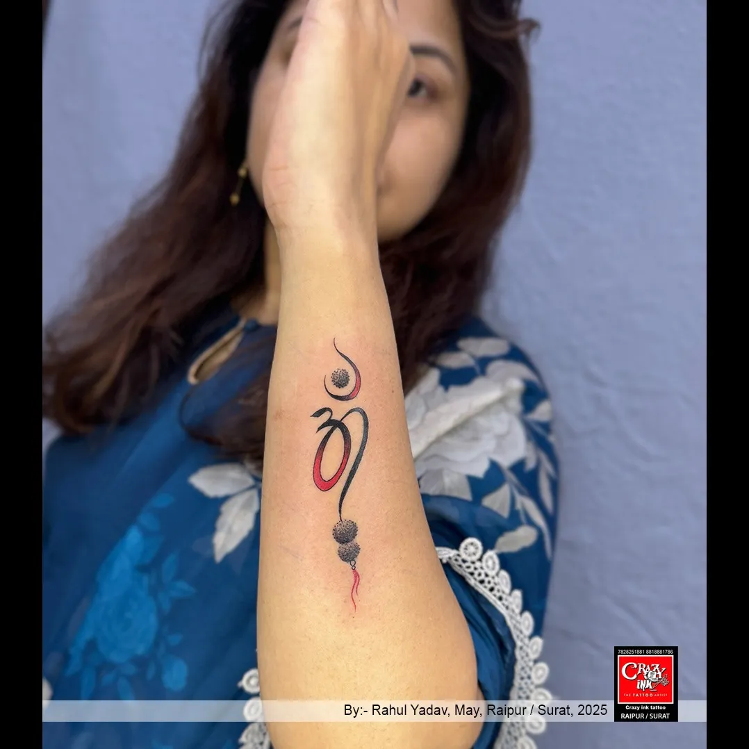 ॐ THE SOUND OF THE UNIVERSE , INKED WITH DEVOTION
This forearm tattoo beautifully illu...