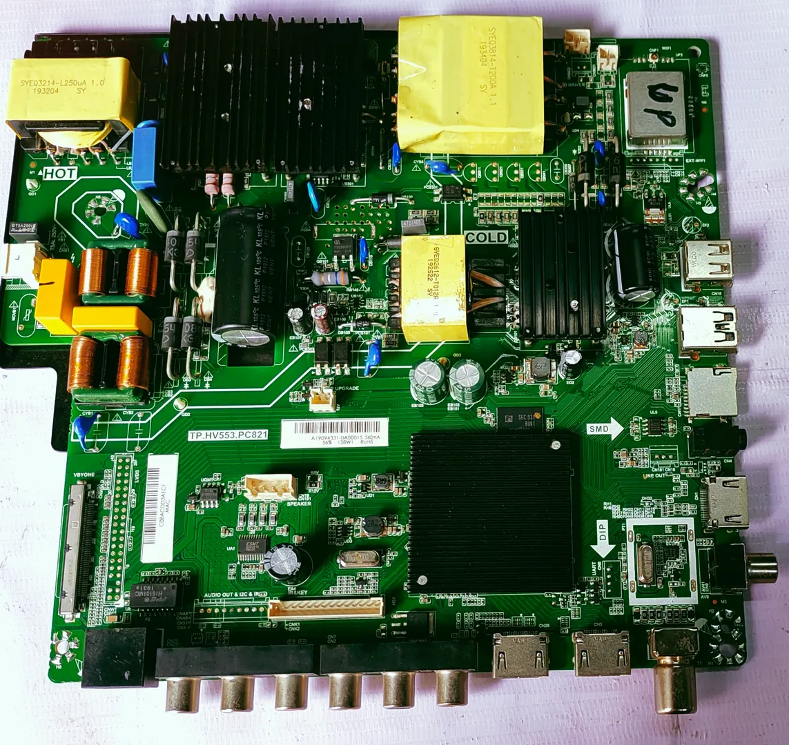 AGE 4K 55" ANDROID MOTHER BOARD BOARD NUMBER TP.HV...
