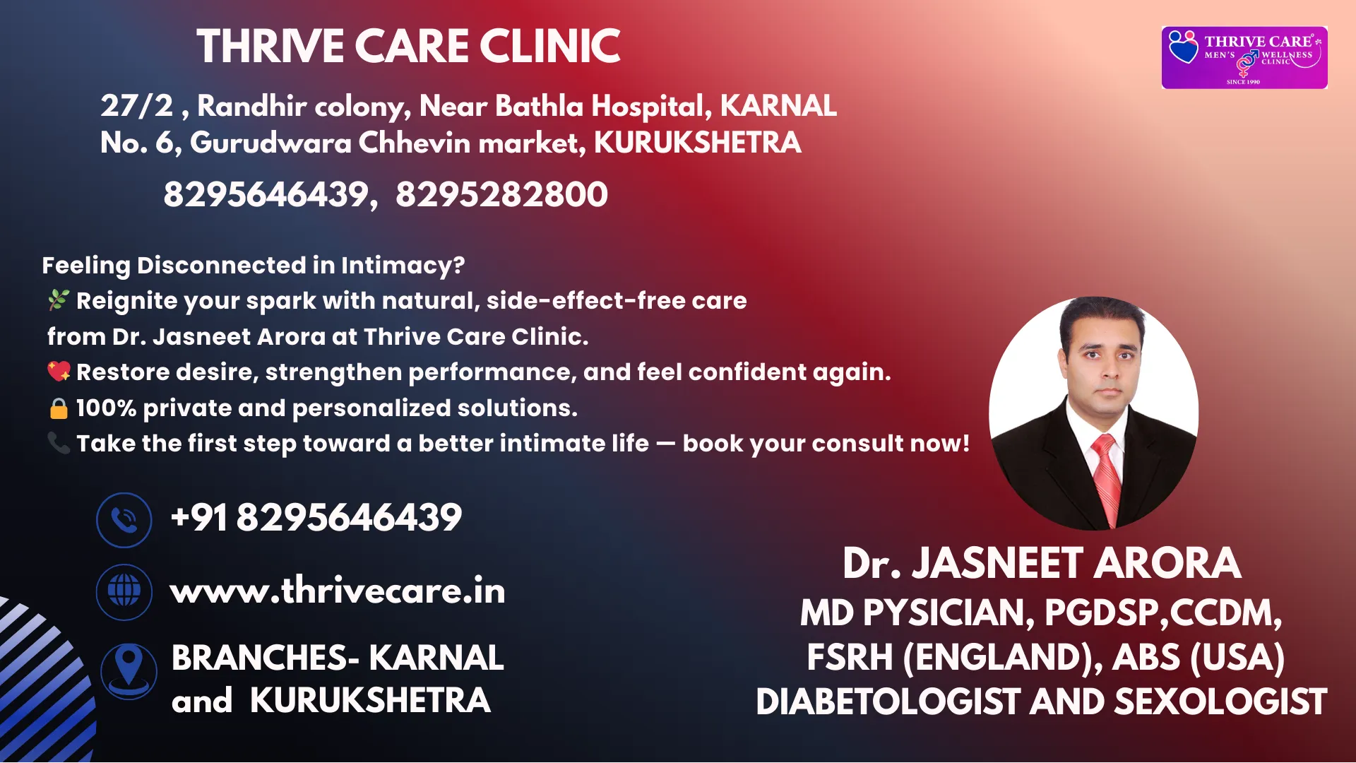 Sexologist near me Thrive Care Arora Dawakhana
St...