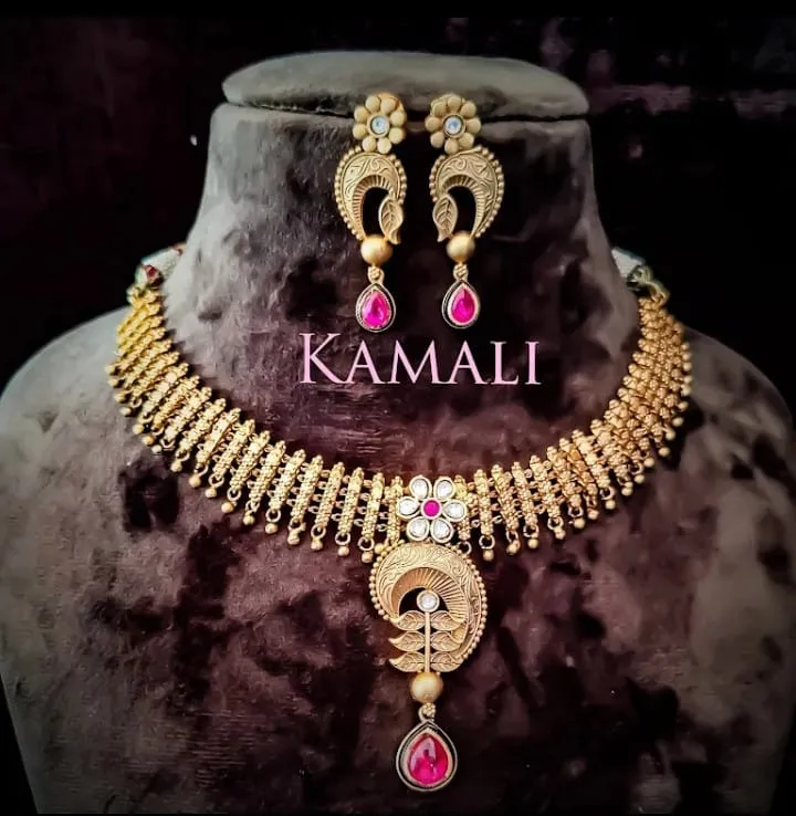 Antique Necklace Set for Women
Artificial Gold Plated Jewellery
Kamali Queen Radiance Collections...
