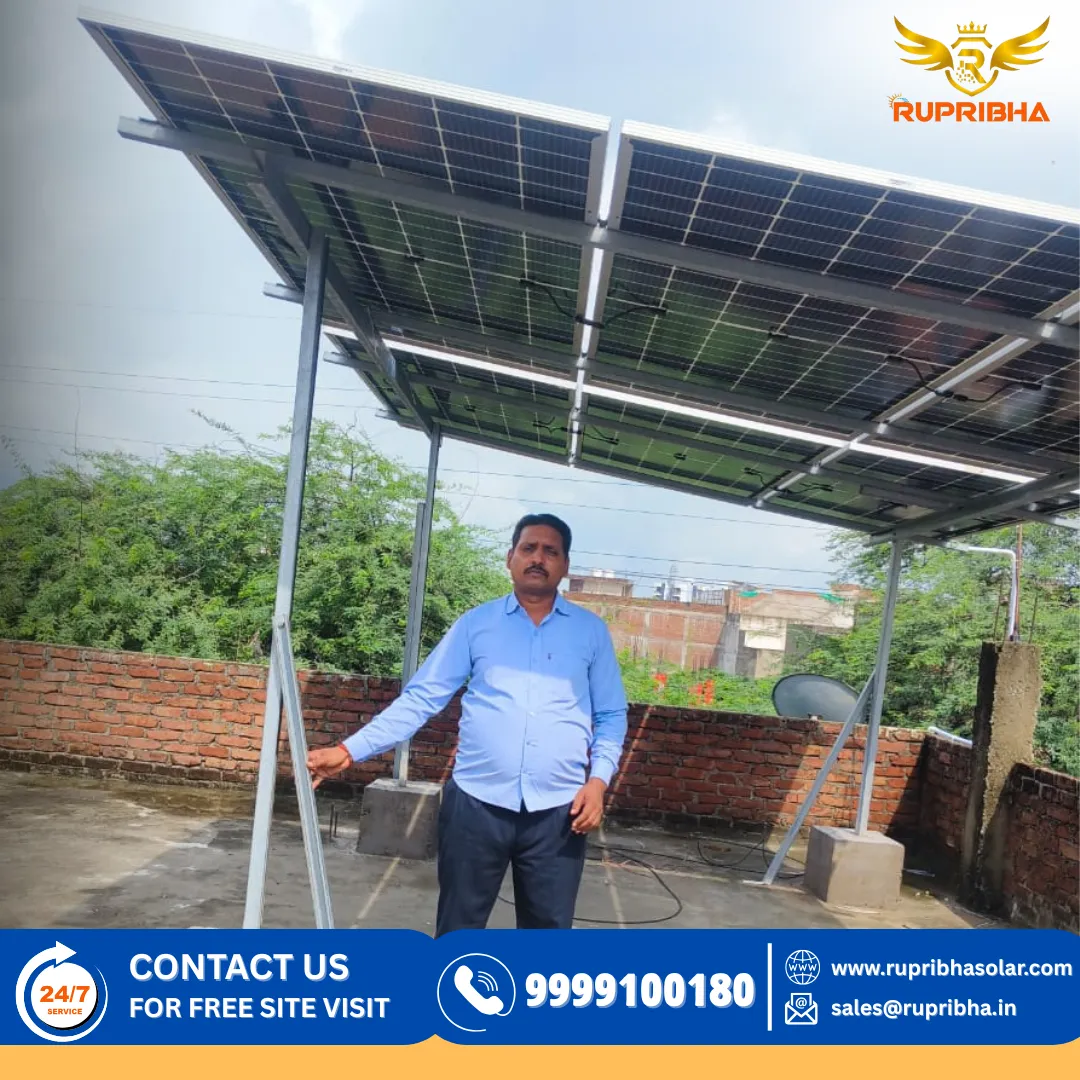 3kw On grid Solar System in Agra