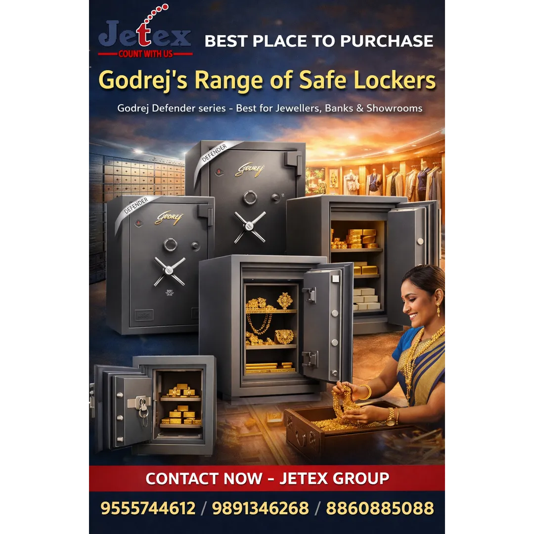 Protect what matters most with Jetex Group — your trusted destination for Godrej’s Safe Lockers