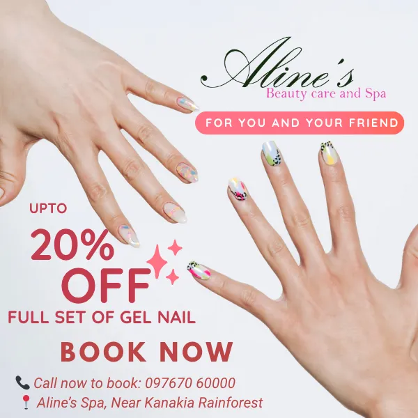 Grab your bestie and glam up those nails đź’«
Get up to 20% OFF on a full set of gel nails at Aline’s ...
