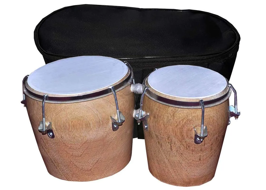 wooden bongo