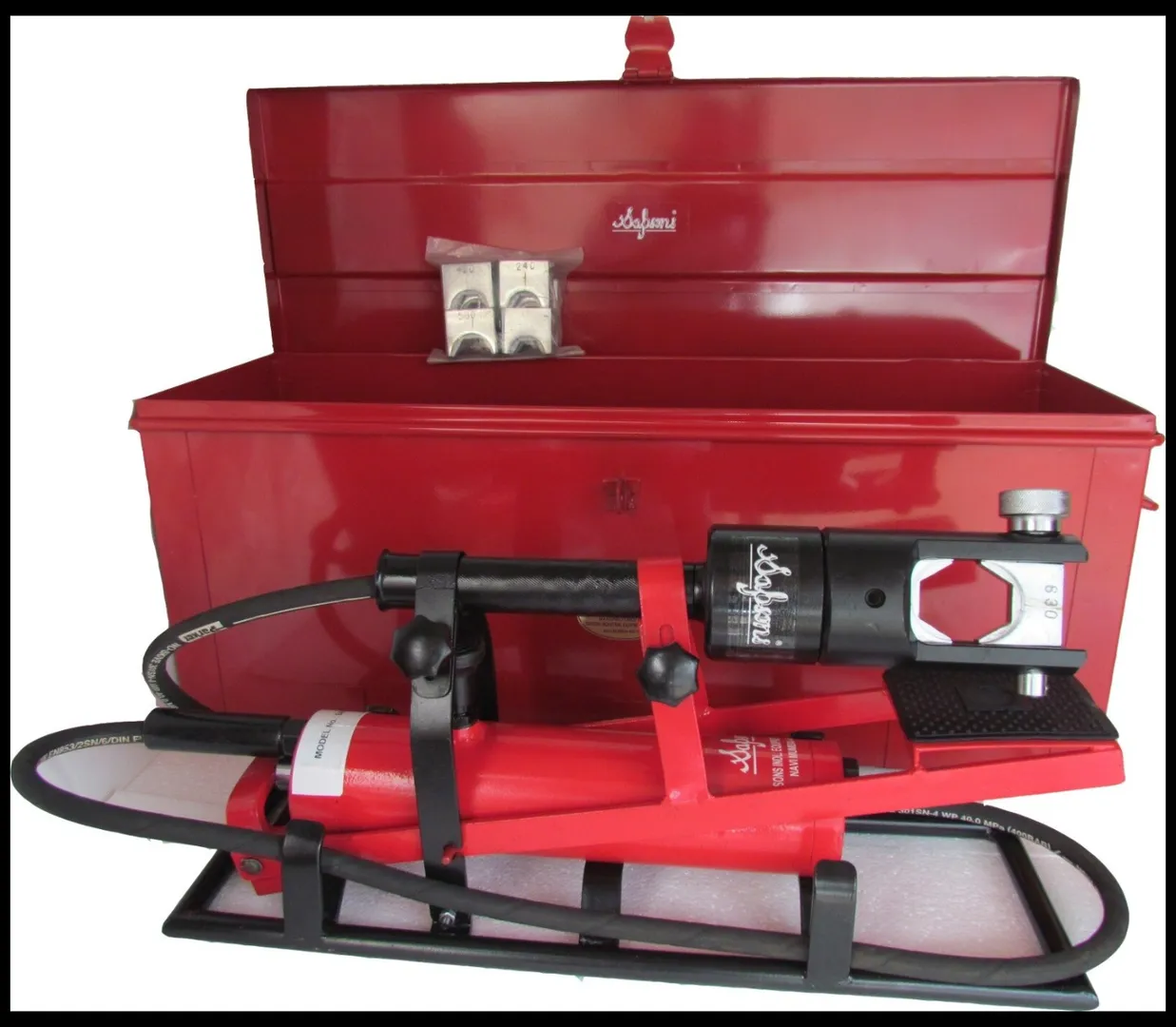 SAPSONS FOOT OPERATED HYDRAULIC CRIMPING TOOL