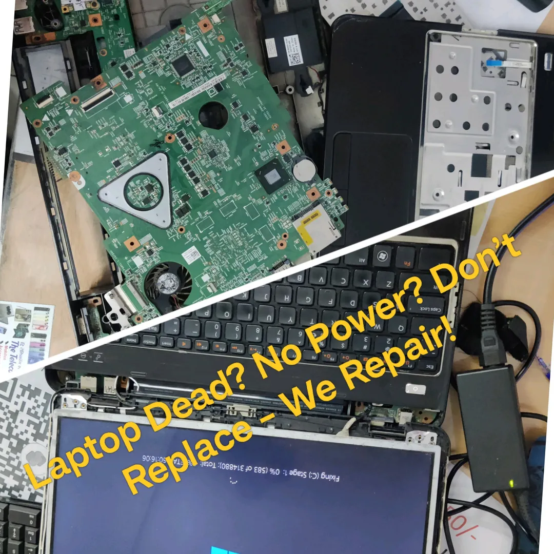 Laptop Dead? No Power? Donβt Replace β We Repair! π§π»