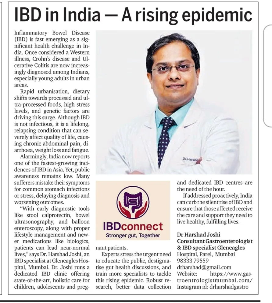 IBD in India- A Rising Epidemic!