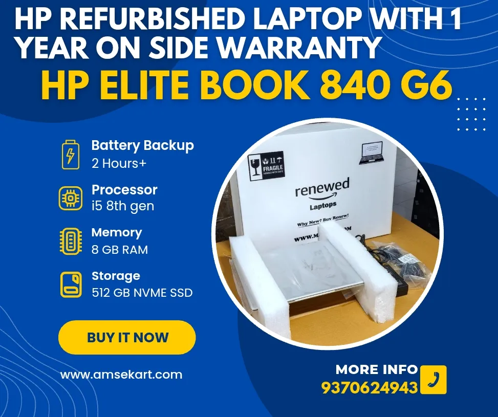 Updated Stock – HP EliteBook 840 G6 Refurbished Laptop is back in stock!