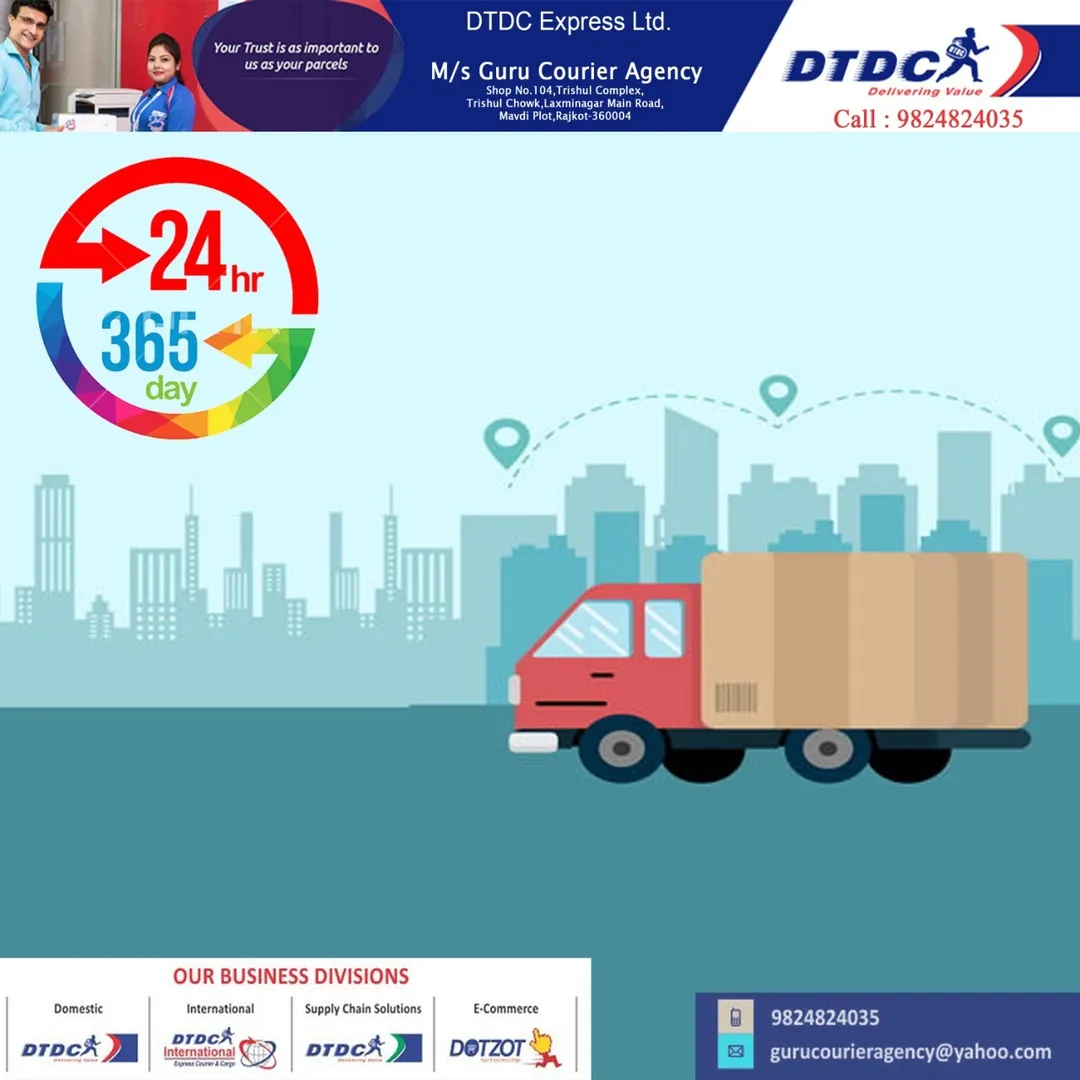 SAMEDAYDTDCCOURIERSERVICEINRAJKOTMO9824824035O'Valley
SAMEDAYDTDCCOURIERSERVICEINRAJKOTMO982482403...