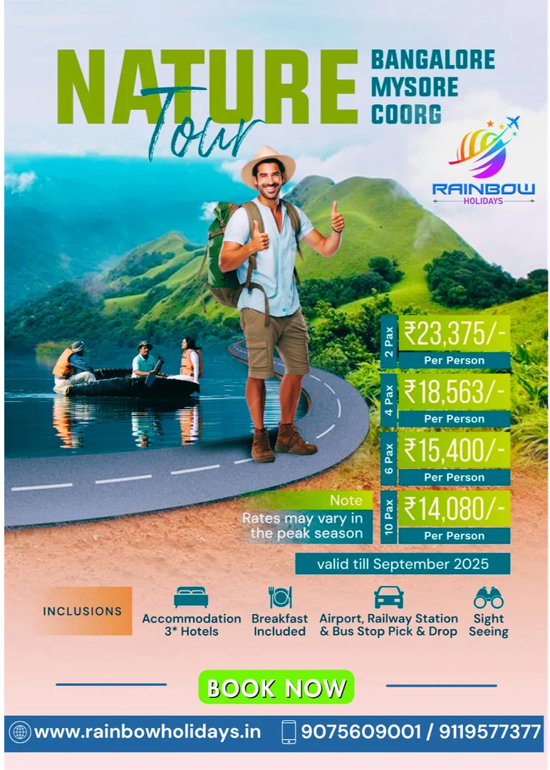 Best Ooty Coorg Mysore Karnataka Tour Packages From Pune