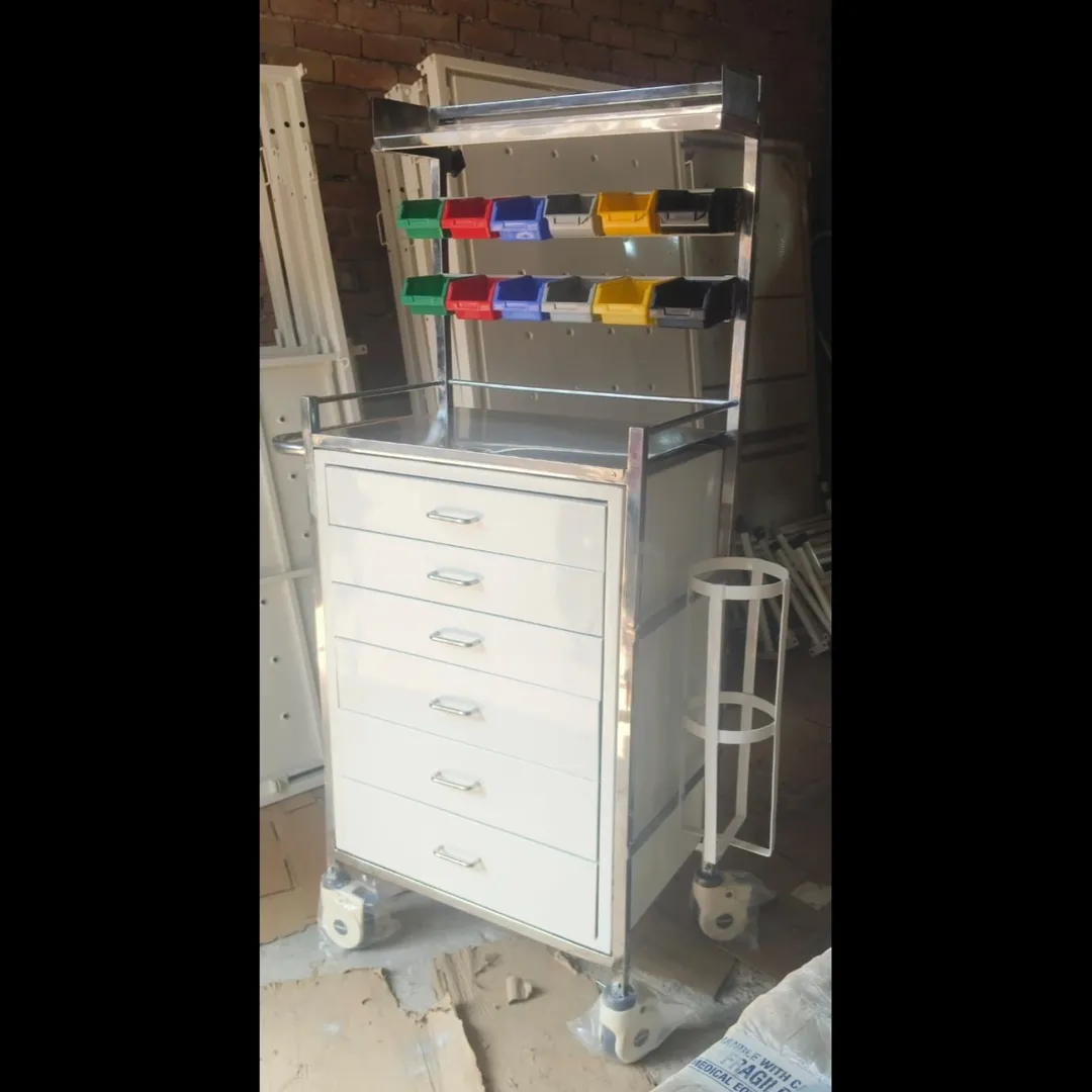 Crash Cart Trolley S.S Multidrawer M.S GM 7081B
Frame & Material:
Main Frame: Stainless Steel (Fu...