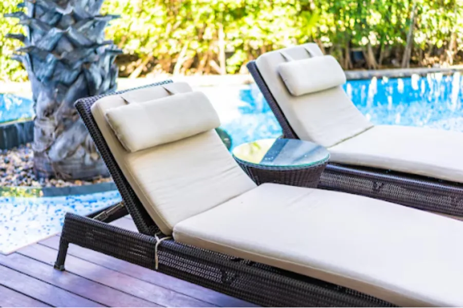 Wicker Sun Lounger in Delhi – Relax in Style