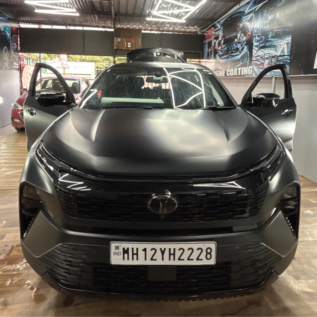 UC CAR DETAILING STUDIO LOCATION MAGARPATTA TATA HARRIER IN FOR MATTE PPF