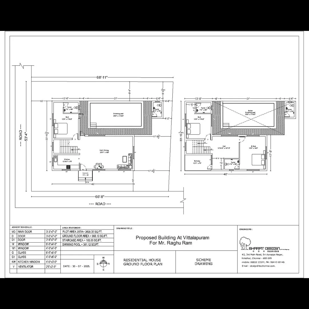 Plot and House Scheme Drawing Plan Details :To do this accurately, I'll outline a sample plan first,...