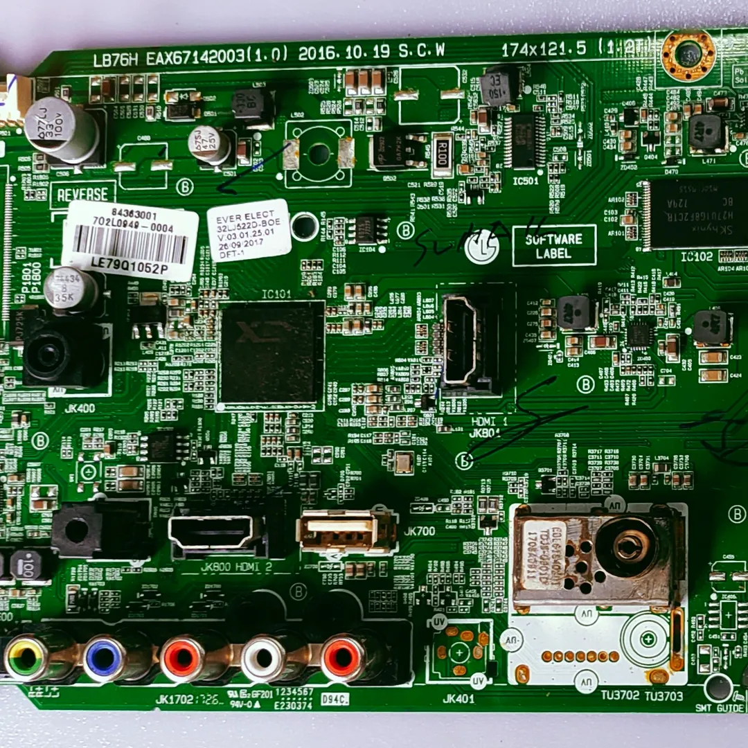 LG Android Led Tv 32LJ522D Mother Board