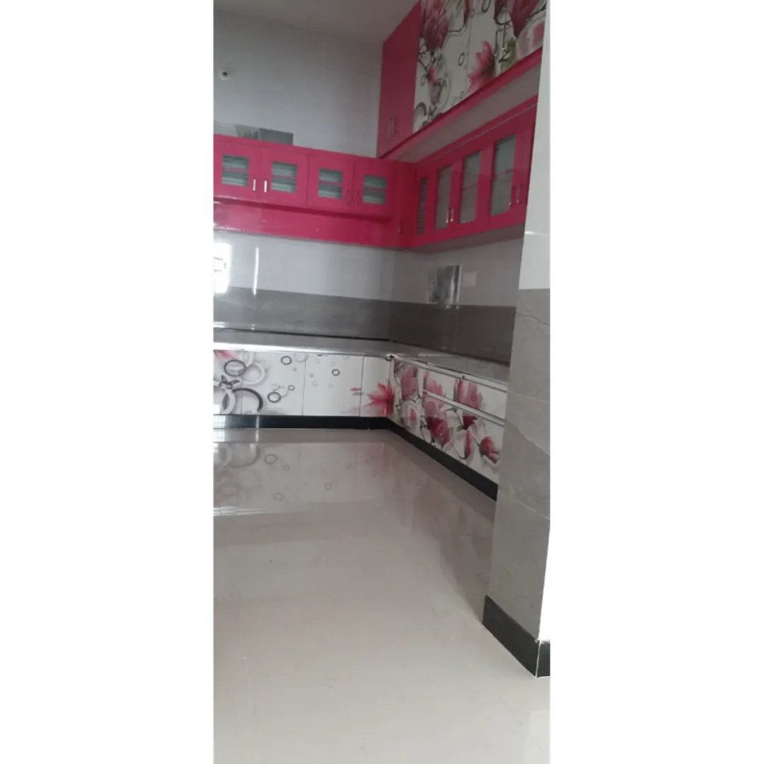 V Shaped Modular Kitchen in Coimbatore – A Smart Corner Design for Efficient Cooking