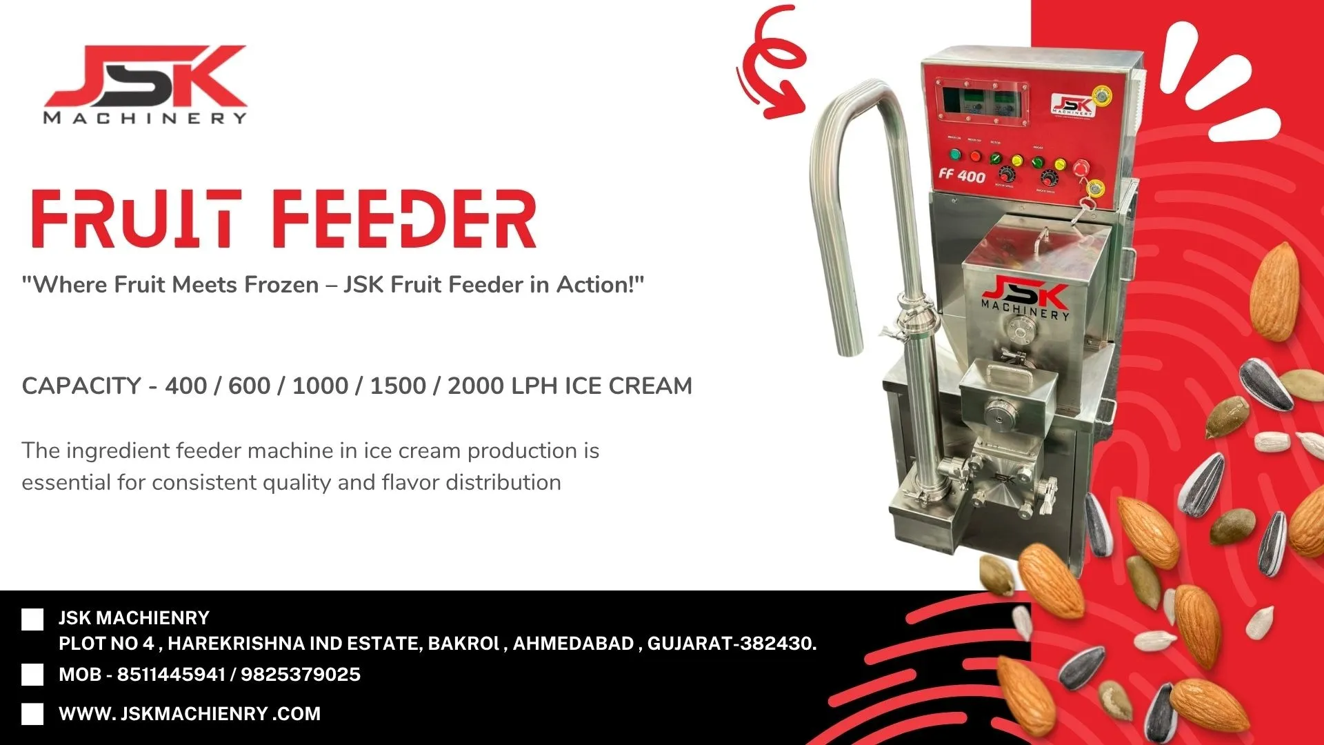 JSK Machinery β Precision Feeding for Premium Ice Cream! ππ¦