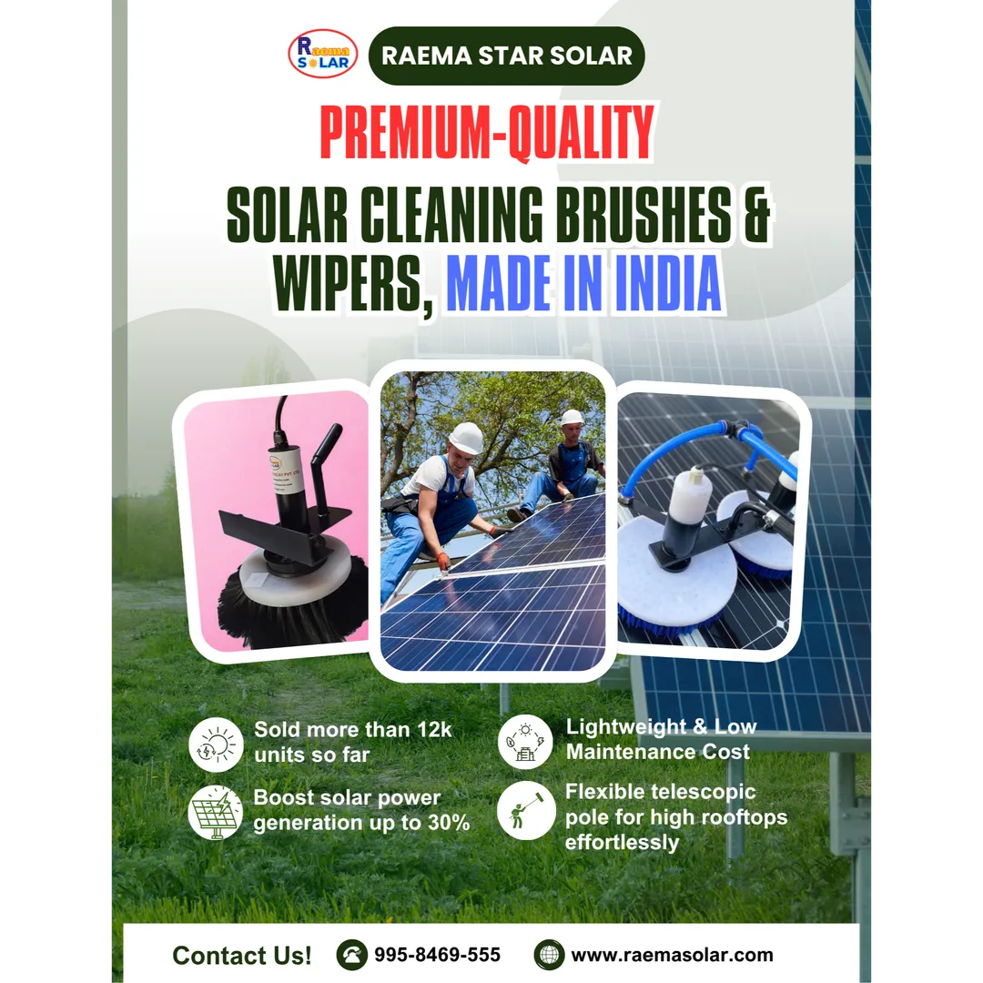 Best Solar Cleaning Brushes in Delhi NCR – Wide Range for Every Need