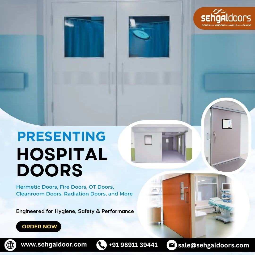 Specialized Advanced Hospital doors manufacturer In India