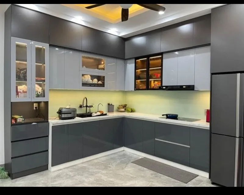 Customized Modular Kitchen in Greater Noida- Wallcraft.Modular kitchen designs, Modern kitchen ideas...