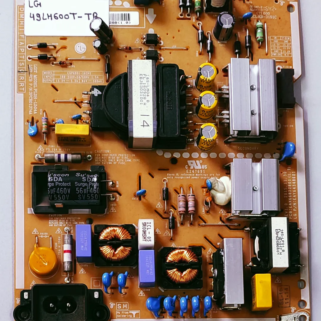 LG LED TV 49LH600-TB Power Supply Board