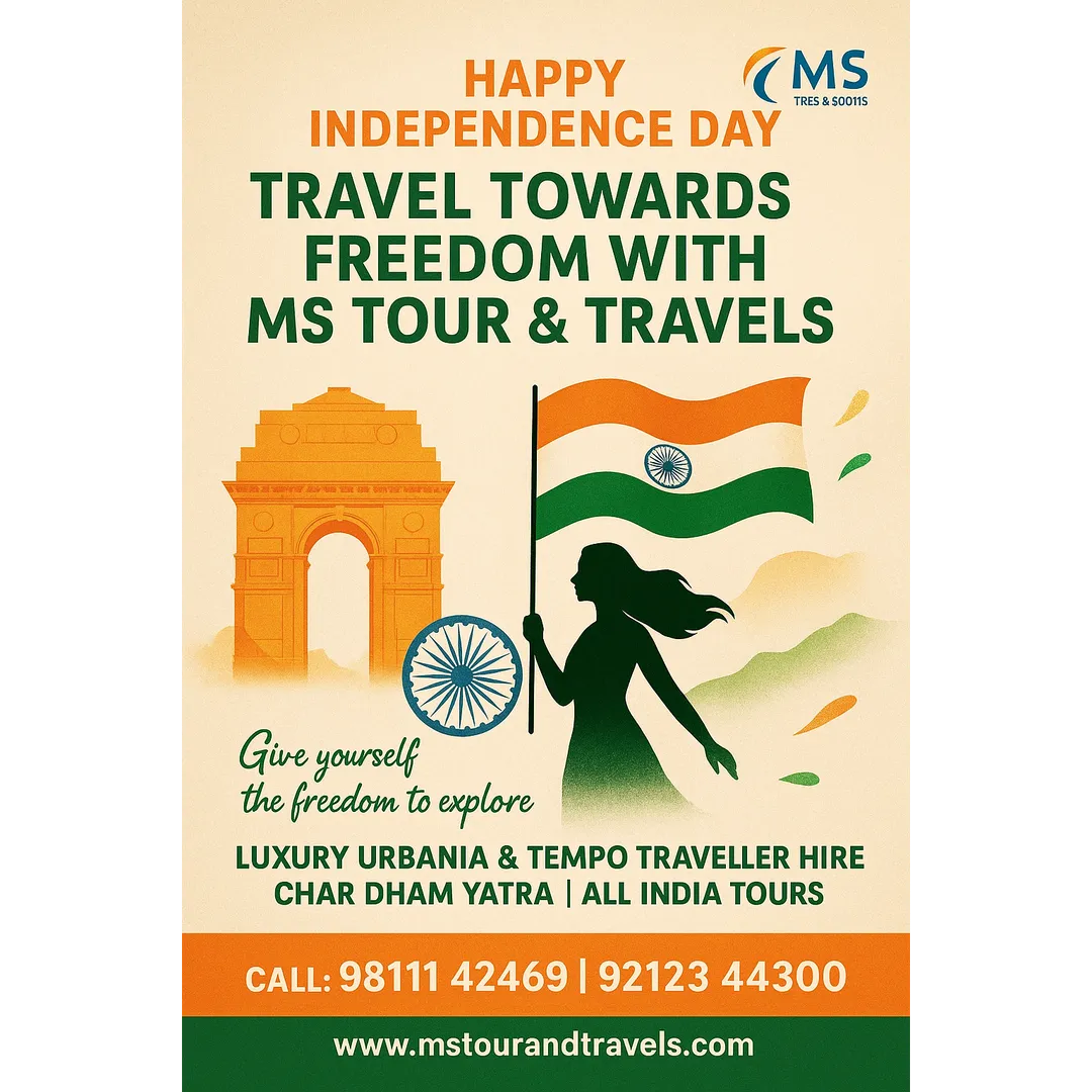 Luxury Urbania & Tempo Traveller Hire from Delhi to Char Dham Yatra & All India Tours with MS Tour